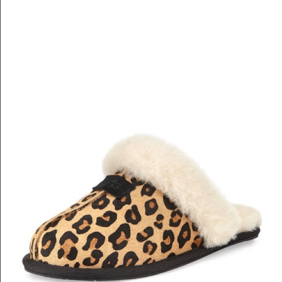UGG Shoes - Limited edition UGG Leopard Scuffette II Calf Hair